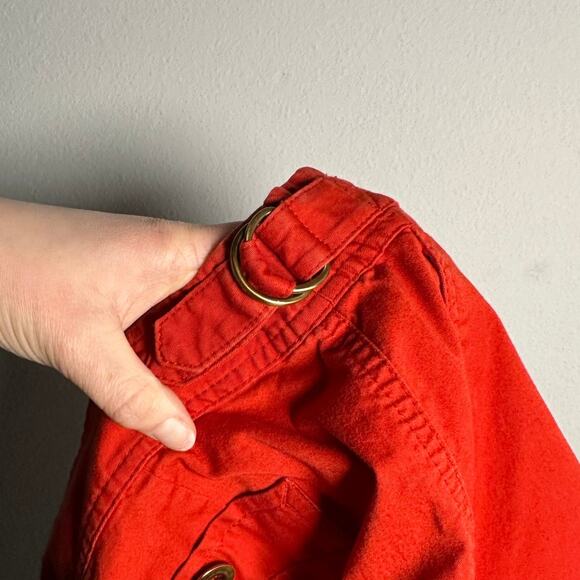 Marc by Marc Jacobs Red Cotton Blend Shorts Women's 8 - Picture 7 of 8